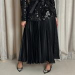 جاكيت ترترمع تنورة بلسيه