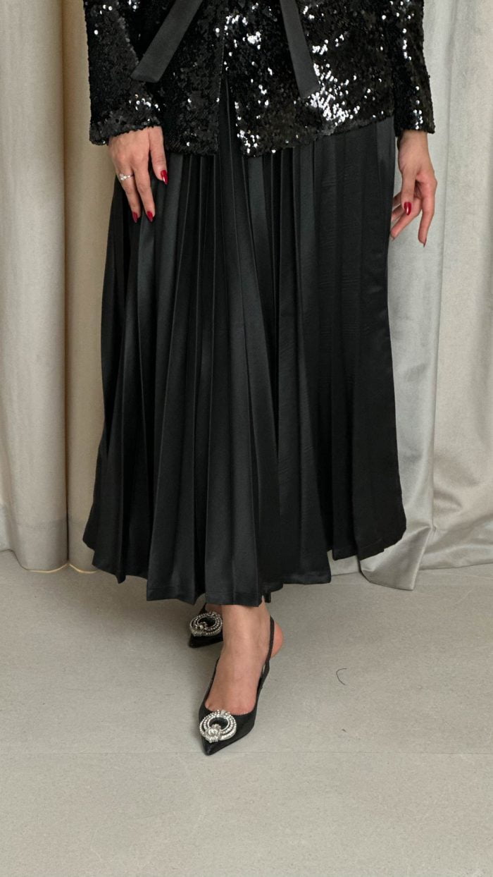 ⁦جاكيت ترترمع تنورة بلسيه⁩ - الصورة ⁦4⁩